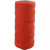 Katoenkoord, l: 315 m, dikte 1 mm, oranje, Dunne kwaliteit 12/12, 220gr [HOB-41504]
