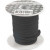 Polyester koord, dikte 4 mm, zwart, 5m [HOB-415790]