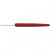 Haaknaald,  2 , l: 13,3 cm, rood, 1stuk, lengte handvat: 9,3 cm [HOB-42380]