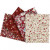 Patchwork stof, afm 45x55 cm, 100 g/m2, 4 stuks, wijnrood [HOB-44175]