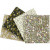 Patchwork stof, afm 45x55 cm, 100 g/m2, 4 stuks, groen [HOB-44179]