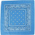 Bandana, afm 55x55 cm, petrol, 1stuk [HOB-49746]