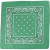 Bandana, afm 55x55 cm, donkergroen, 1stuk [HOB-49748]