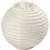 Papieren lamp, d: 7,5 cm, wit, 10stuks [HOB-50029]