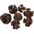Cypress bollen, d: 20 mm,  110 gr, 40stuks [HOB-502350]