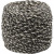 Natuurlijk hennepkoord, dikte 1-2 mm, zwart/wit, 150m [HOB-50343]