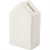 Spaarhuis, afm 9x15 cm, dikte 5,3 cm, wit, 6stuks [HOB-50546]