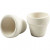 Bloempot, d: 5,2 cm, h: 4,6 cm, wit, 48stuks [HOB-50649]
