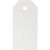 Cadeaulabels, afm 5x10 cm,  300 gr, wit, glitter, 15stuks [HOB-51001]
