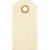 Labels, afm 4x8 cm,  250 gr, naturel, 20stuks [HOB-510040]