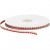 Geruit lint, b: 6 mm, antiek rood/crème, 50m [HOB-51386]