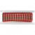 Geruit lint, b: 20 mm, antiek rood/wit, 2m [HOB-513890]