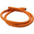 Krokodillenkoord, dikte 6 mm, 50 cm, rood bruin [HOB-51564]