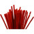 Chenille draad, dikte 6 mm, l: 30 cm, rood, 50stuks [HOB-51613]