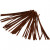 Chenille draad, dikte 6 mm, l: 30 cm, bruin, 50stuks [HOB-51614]