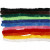 Chenille draad, dikte 15 mm, l: 30 cm, diverse kleuren, 200div [HOB-51646]