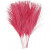 Artificial feathers, L: 15 cm, W: 8 cm, 10 pcs, pink [HOB-518054]