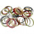 Aluminium draad, , diverse kleuren, rond, plat en diamond-cut, 25rollen [HOB-51835]