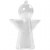 Deco engelen, h: 10 cm, transparant, 4stuks [HOB-52157]