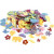 Paillettenmix, afm 15-45 mm, parelmoer kleuren, carnaval, 400gr [HOB-52252]