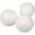 Ballen, d: 8 cm, wit, styropor, 25stuks [HOB-54308]