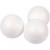 Ballen, d: 10 cm, wit, styropor, 25stuks [HOB-54310]