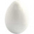 Eieren, h: 10 cm, wit, styropor, 5stuks [HOB-543220]