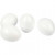 Eieren, h: 10 cm, wit, styropor, 25stuks [HOB-54322]