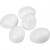 Eieren, h: 8 cm, wit, styropor, 50stuks [HOB-543241]