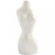Torso, afm 18x7,5x5,5 cm, wit, styropor, 1stuk [HOB-54331]