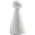 Kegellijf, h: 13 cm, wit, styropor, 5stuks [HOB-543320]