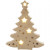 Figuur met ingebouwd licht, kerstboom, h: 27 cm, b: 21,5 cm, 1stuk, diepte 4 cm [HOB-54905]
