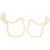 Houten vogels, h: 9+9,5 cm, b: 8,5+9,5 cm, triplex, 1set, diepte 1,2 cm [HOB-56149]