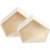 Showdozen, onregelmatige pentagoon, h: 22+26 cm, b: 26,5+31,5 cm, triplex, 2stuks, diepte 12,5 cm [HOB-56162]