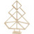 Geometrische kerstboom van hout, h: 40 cm, b: 31 cm, Keizerin boom, 1stuk [HOB-56198]