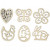 Houten figuren, d: 40 mm, dikte 3 mm, Pasen, 24div [HOB-56232]