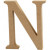 Letter, N, h: 13 cm, dikte 2 cm, MDF, 1stuk [HOB-56323]