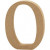 Letter, O, h: 8 cm, dikte 1,5 cm, MDF, 1stuk [HOB-56374]