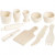 Keukengerei, l: 40-60 mm, berkehout, 10stuks [HOB-564701]