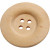 Houten knopen, d: 40 mm, gatgrootte 3 mm, china berry, 4 gaten, 6stuks [HOB-56688]