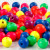 Neonmix, d: 8 mm, gatgrootte 2,5 mm, neonmix, 12gr, circa 80 div [HOB-566931]