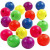 Neonmix, d: 10 mm, gatgrootte 2,5 mm, neonmix, china berry, 50gr, circa 150 stuk [HOB-566950]