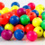 Neonmix, d: 10 mm, gatgrootte 2,5 mm, neonmix, 18gr, circa 60 div [HOB-566951]