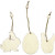 Houten decoraties, konijn, ei, kip, afm 6 cm, dikte 3 mm, 9stuks [HOB-56732]