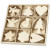 Ornamenten voor Kerst, Kerst, afm 7-8 cm, dikte 3 mm, triplex, 72stuks [HOB-56742]