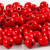 Houten kralen, d: 8 mm, gatgrootte 2 mm, rood, 15gr, circa 80 stuk [HOB-570494]
