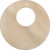 Schijf, d: 50 mm, gatgrootte 2 mm, 4 stuks, china berry [HOB-574890]