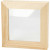 3D lijst met glas, afm 12,3x12,3 cm, diepte 2,5 cm, grenen, 1stuk, binnenmaat 8,9x8,9 cm [HOB-575610]