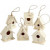 Vogelhuis, h: 7 cm, populier, 6stuks [HOB-575770]
