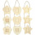 Fotolijsten, d: 12 cm, h: 44 cm, triplex, 3stuks [HOB-57659]